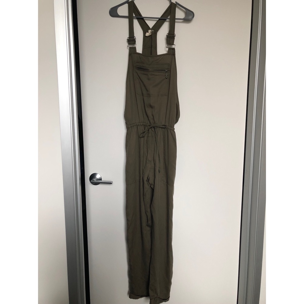 Olive green overalls